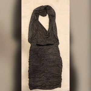 Halter open back dress